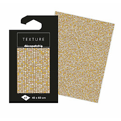 Decopatch TD787C Feuille de papier avec c?urs pliés 40 x 60 cm Motif texturé idéal pour vos dossiers en papier Multicolore