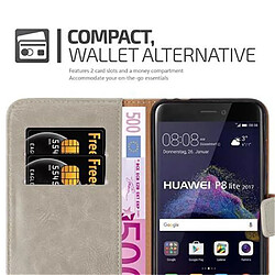 Cadorabo Coque Huawei P8 LITE 2017 / P9 LITE 2017 Etui en Marron pas cher