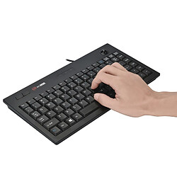 Wewoo Clavier QWERTY pour Windows MC-9712 filaire d'ordinateur multimédia 88 touches avec Trackball pas cher