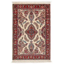 Vidal Tapis de laine 158x105 rouge Tabriz