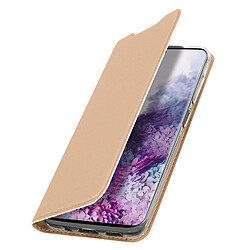 Étui Samsung Galaxy S20 Ultra Porte-carte Support Vidéo Dux Ducis Rose Gold