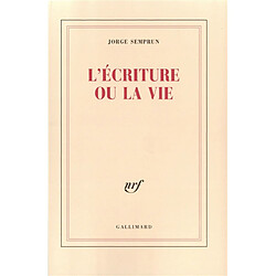 L'écriture ou la vie - Occasion