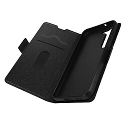 Avizar Étui pour Samsung Galaxy S23 Ultra-fin Double Languette Magnétique noir