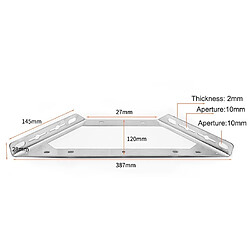 Avis Wewoo 2 PCS multifonctionnel en acier inoxydable Code à angle fixe de 90 degrésSpécification XL