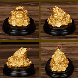 Avis chanceux agitant l'argent grenouille crapaud chinois feng shui décor # 6 or