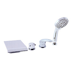 Maison De La Tendance Mitigeur baignoire DUNAI 4 trous en chrome