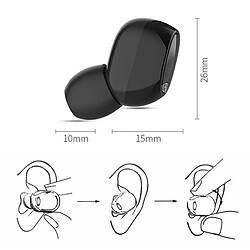 Yonis Ecouteurs Bluetooth Sans Fil HD Avec Power Bank pas cher