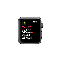 AppleWatch Series 3 - GPS - Gris Sidéral Bracelet Sport Noir - 42mm - - Apple · Reconditionné pas cher