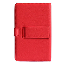 Avis Wewoo Clavier QWERTY tablette rouge pour Android / Mobile Phone filaire étui de protection en cuir avec support