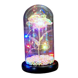 Avis Galaxy Rose Flowers Forever Rose Lumière LED Colorée Dans Le Style De Dôme En Verre