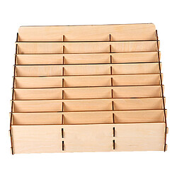 Bricolage En Bois Support De Peinture Organisateur De Stockage D'encre 24-grille