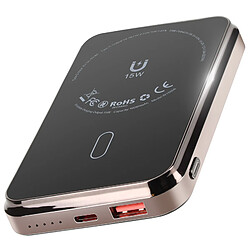 LinQ Batterie Externe 15W MagSafe 10000 mAh Power Delivery 20W Noir