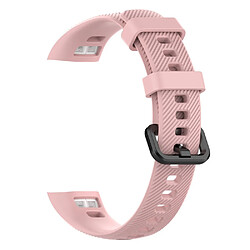 Acheter Bracelet en silicone remplacement, longueur : 95.6+124.8mm rose pour votre Huawei Honor Band 4