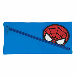 Spiderman Trousse d'écolier Spider-Man Blue marine 22 x 11 x 1 cm