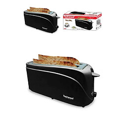 Avis Techwood Grille-Pain pour Baguette Noir 1300W 2 longues et larges fentes Ejection automatique design