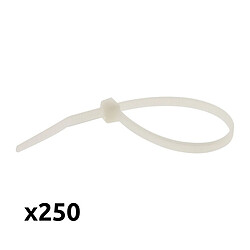 Avis Lot de 250 colliers de câblage mixte - 100x 2,5x 100mm + 100x 3,5x 140mm + 50x 4,5x 180mm - Zenitech