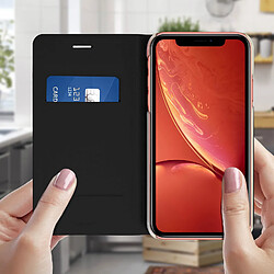 Avis Avizar Housse Apple iPhone XR Étui Portefeuille Clapet Flip Cover Ultra-fin - noir