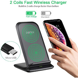 Acheter CHOETECH Chargeur Induction sans Fil Rapide, 5W/7,5W/10W convient pour une variété de modèles de téléphones mobiles Noir