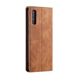 Avis Wewoo Housse Coque Pour Galaxy A50 Forwenw Dream Series Oil Edge Fort Magnetism Étui à rabat horizontal en cuir avec support et fentes cartes et portefeuille et cadre photo marron