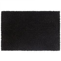 vidaXL Tapis de porte noir 40x60 cm fibre de coco touffeté