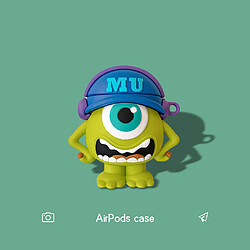 GUPBOO Airpods Coque Housse Étui Protecteur Compatible pour AirPods 3-dessin animé gros yeux garçon jolie fille