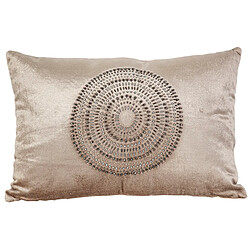 Coussin Romimex Beige Velours 45 x 10 x 30 cm