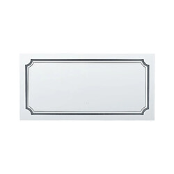 Beliani Miroir LED ARROMACHNES 120 cm Argenté