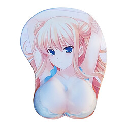 Totalcadeau Tapis de Souris en relief jeune fille manga lingerie repose poignet