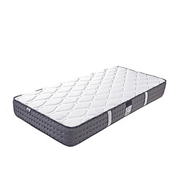 LUXURY LITERIE Matelas Zen (20 cm) et Oreiller, mousse haute densité, ferme, face été/hiver, 90x190cm