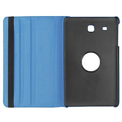 Acheter Wewoo Housse Étui bleu pour Samsung Galaxy Tab E 9.6 / T560 / T561 Litchi Texture Horizontal Flip solide couleur en cuir avec 360 degrés support de rotation