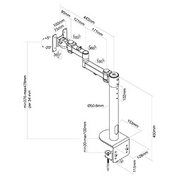 Avis Support de table d'écran Neomounts FPMA-D960BLACKPLUS