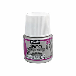 Pebeo Peinture acrylique opaque nacrée - Argent - 45 ml