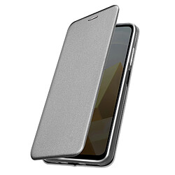 Avizar Housse pour Xiaomi Poco M5 Porte-carte Support Vidéo Découpe caméra Argent