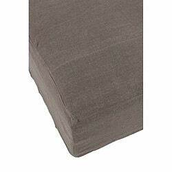 Acheter Paris Prix Housse pour Pouf Monaco 105x105cm Taupe