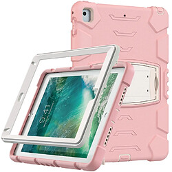 Coque en TPU + Silicone Résistant aux chutes avec béquille Fleur de cerisier pour votre Apple iPad 9.7 pouces (2018)/(2017)/Pro 9.7 pouces (2016)/Air 2