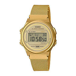 Montre vintage - CASIO - Multifonctions - Doree