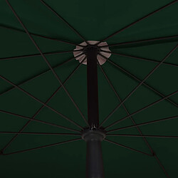 Acheter vidaXL Parasol de jardin avec mât 200x130 cm vert