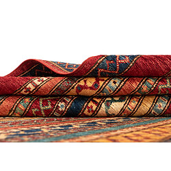 Vidal Tapis de laine 295x200 rouge Torkman pas cher