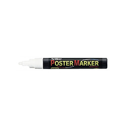 Ac-Deco Marqueur Poster Tempera - Pointe conique 4 mm - Blanc