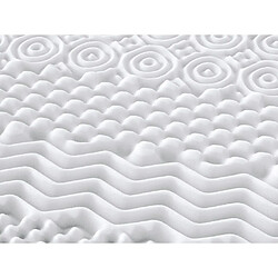 Vente-Unique Surmatelas 140 x 190 cm mémoire de forme 7 zones ép.5cm - ARTISSA de YSMÉE pas cher