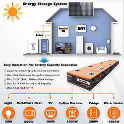 Acheter Batterie de secours Cloudenergy 12 V 300 Ah LiFePO4, 3 840 Wh d'énergie, plus de 6 000 cycles, BMS 100 A intégré