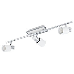 Avis Applique Murale 3 spots DAVIDA 3X5W Chrome, Blanc - EGLO LIGHTING - 92086