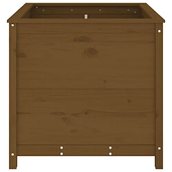 Acheter vidaXL Jardinière marron miel 82,5x82,5x78 cm bois massif de pin