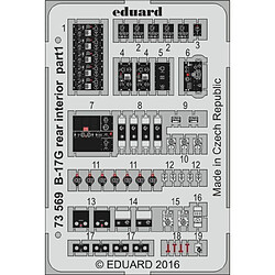 B-17G rear interior for Airfix - 1:72e - Eduard Accessories