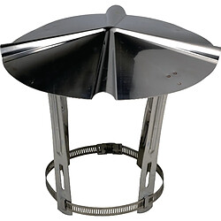 chapeau chinois - en inox - 153 / 180 mm - ten 000003