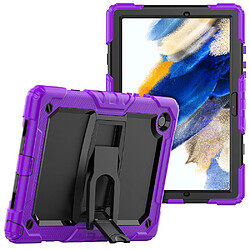 Coque en silicone avec béquille violet pour votre Samsung Galaxy Tab A8 10.5 (2021) X200/X205