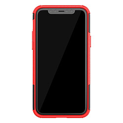 Avis Wewoo Coque Rigide Pour iPhone 11 Pro Texture TPU + PC Antichoc avec Support Rouge