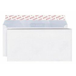 Elco 74487-12 Paquet de 100 enveloppes sans fenêtre Format C5/6 Blanc