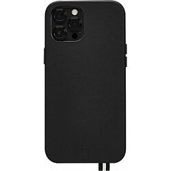 ARTEFAKT Coque pour iPhone 12 / 12 Pro en Cuir Elysée Noir