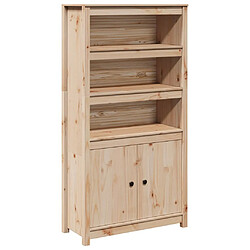 vidaXL Buffet haut 80x35x154 cm Bois massif de pin